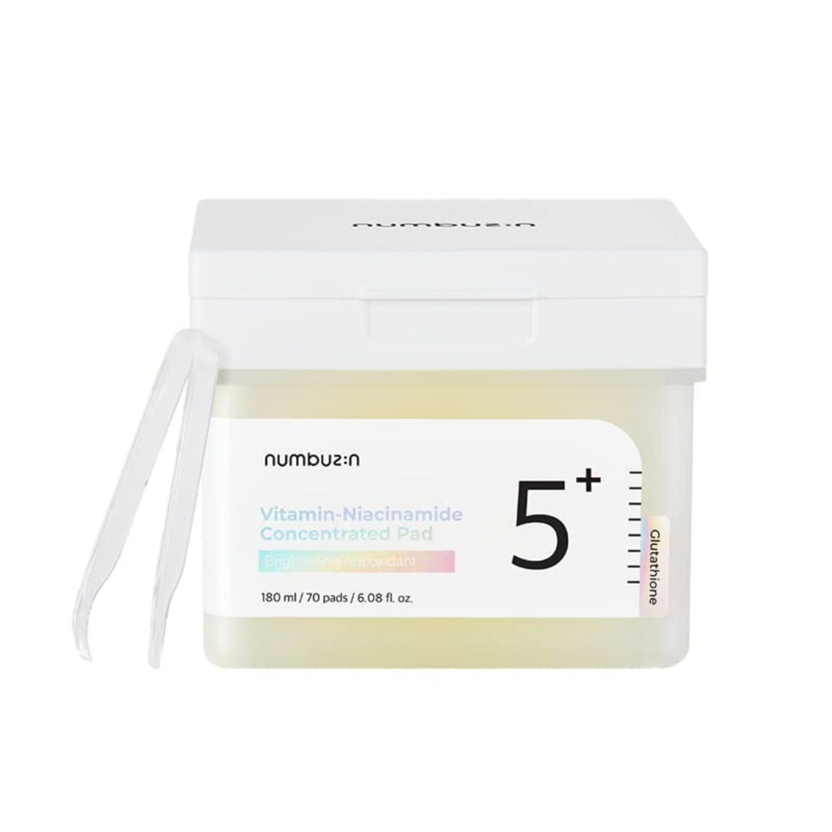 Numbuzin - N°5+ Vitamin Niacinamide Concentrated Pad - Disques imbibés antioxydants