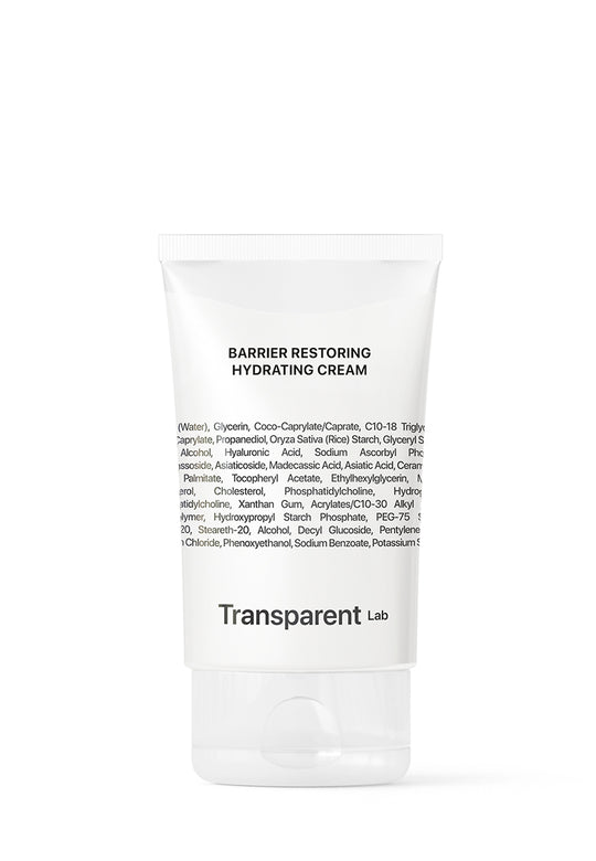 Transparent Lab - Barrier restoring hydrating cream - Crème réparatrice hydratante