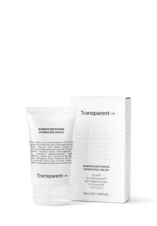 Transparent Lab - Barrier restoring hydrating cream - Crème réparatrice hydratante