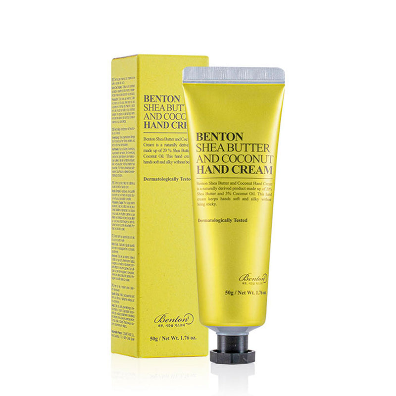 Benton - Shea Butter and coconut - Crème hydratante pour les mains 50g