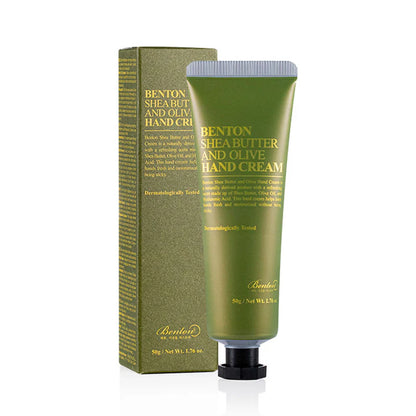 Benton - Shea Butter and Olive Hand Cream - Crème pour les mains 50 ml