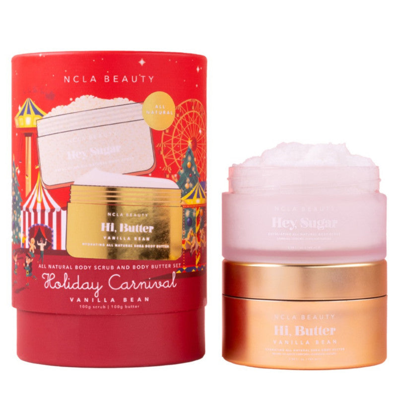 NCLA Beauty - Holiday Carnival Body Care Set - Set exfoliant + Hydratant pour le corps